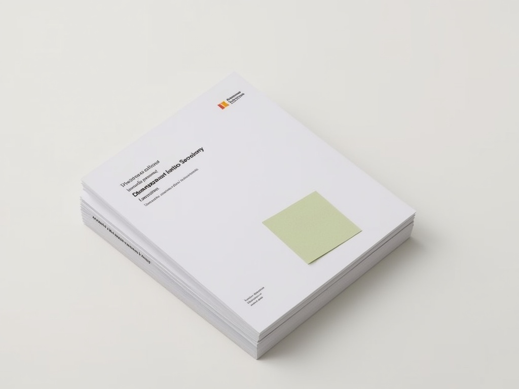Mesa de trabajo con documentos ordenados y una lista de verificación en tonos neutros.
